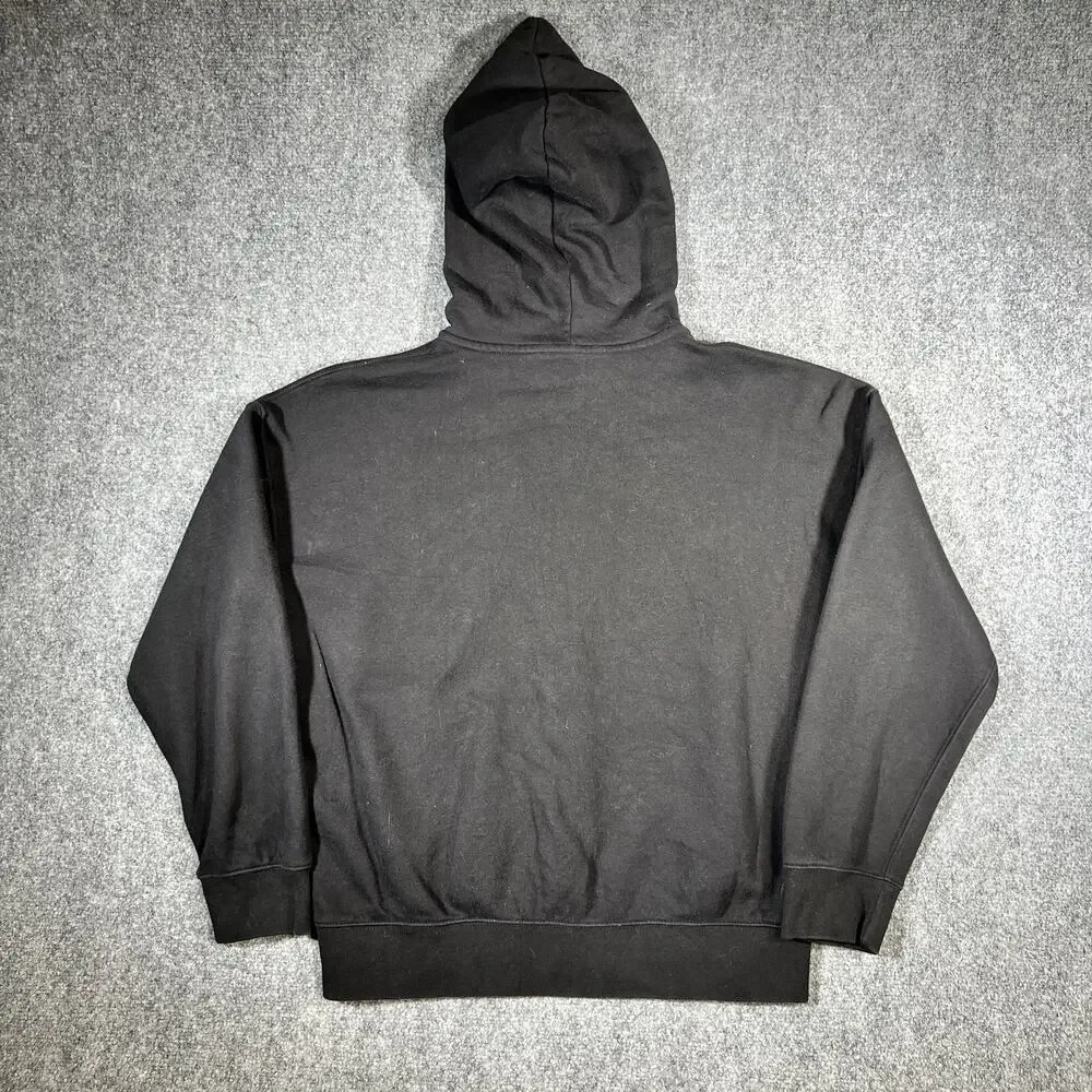 Gap Kids Black Full Zip Hoodie Youth 2XL 14-16 Fleece Sweatshirt